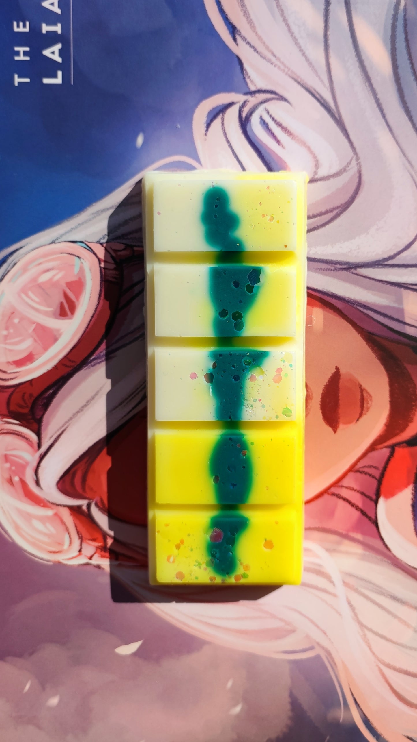 Squeaky clean wax melt snap bar
